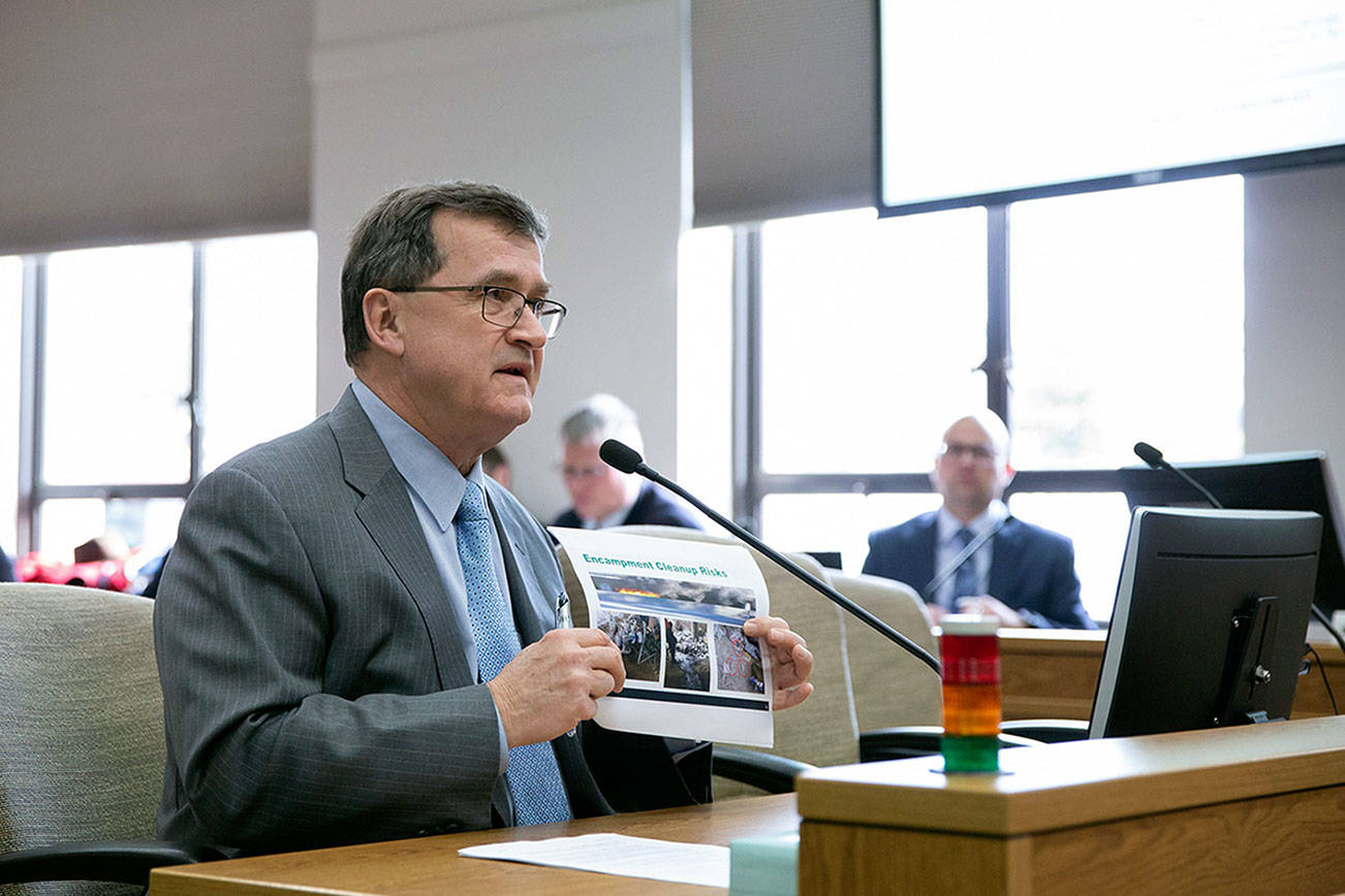 State Senate bill would ban homeless camps near schools