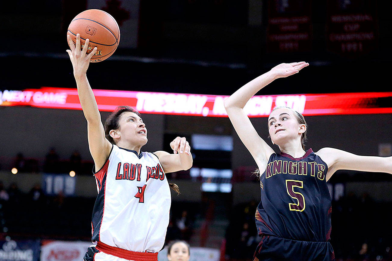 STATE 1B GIRLS: Balanced Neah Bay wins state opener