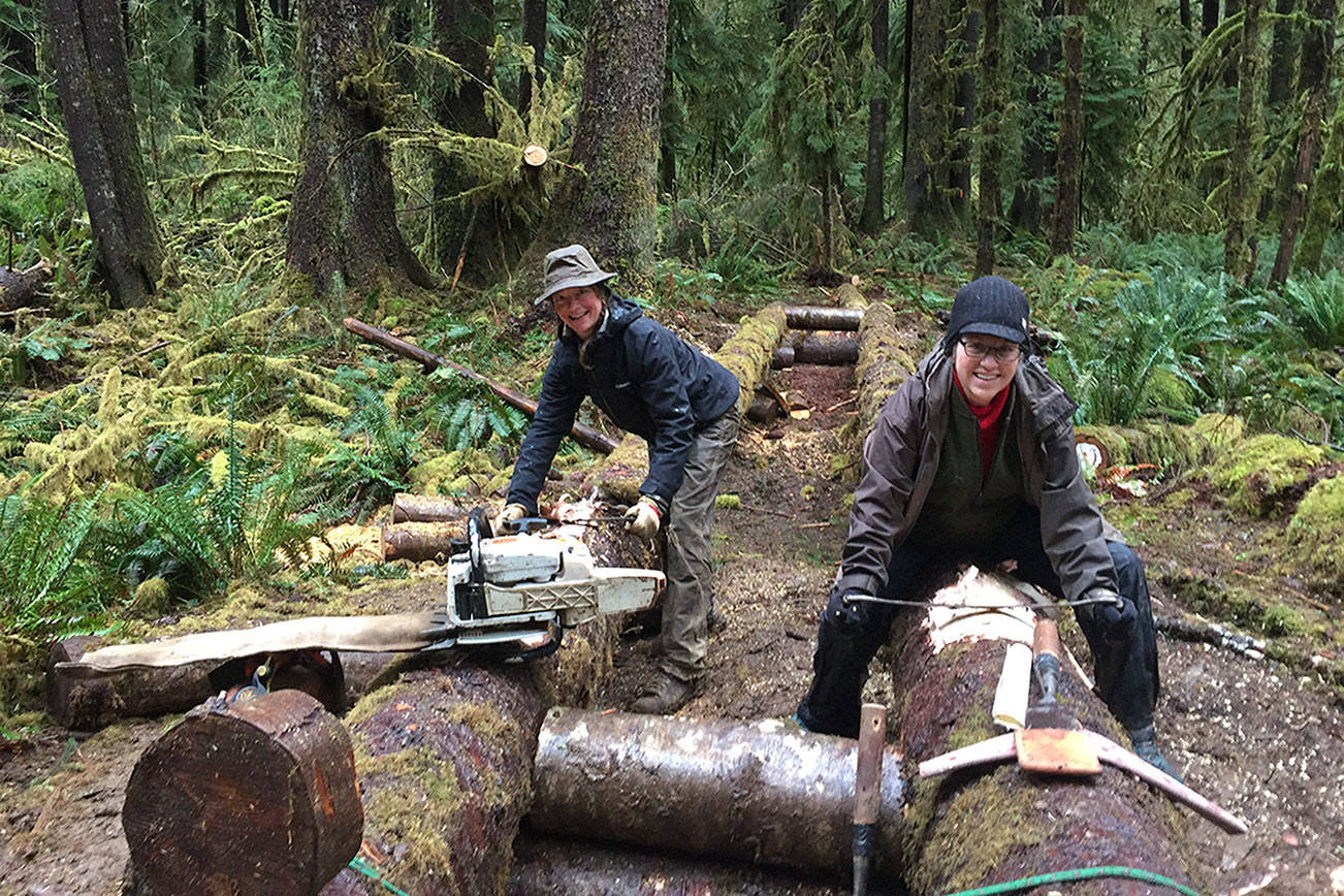 HORSEPLAY: Trail work crews rely on volunteers