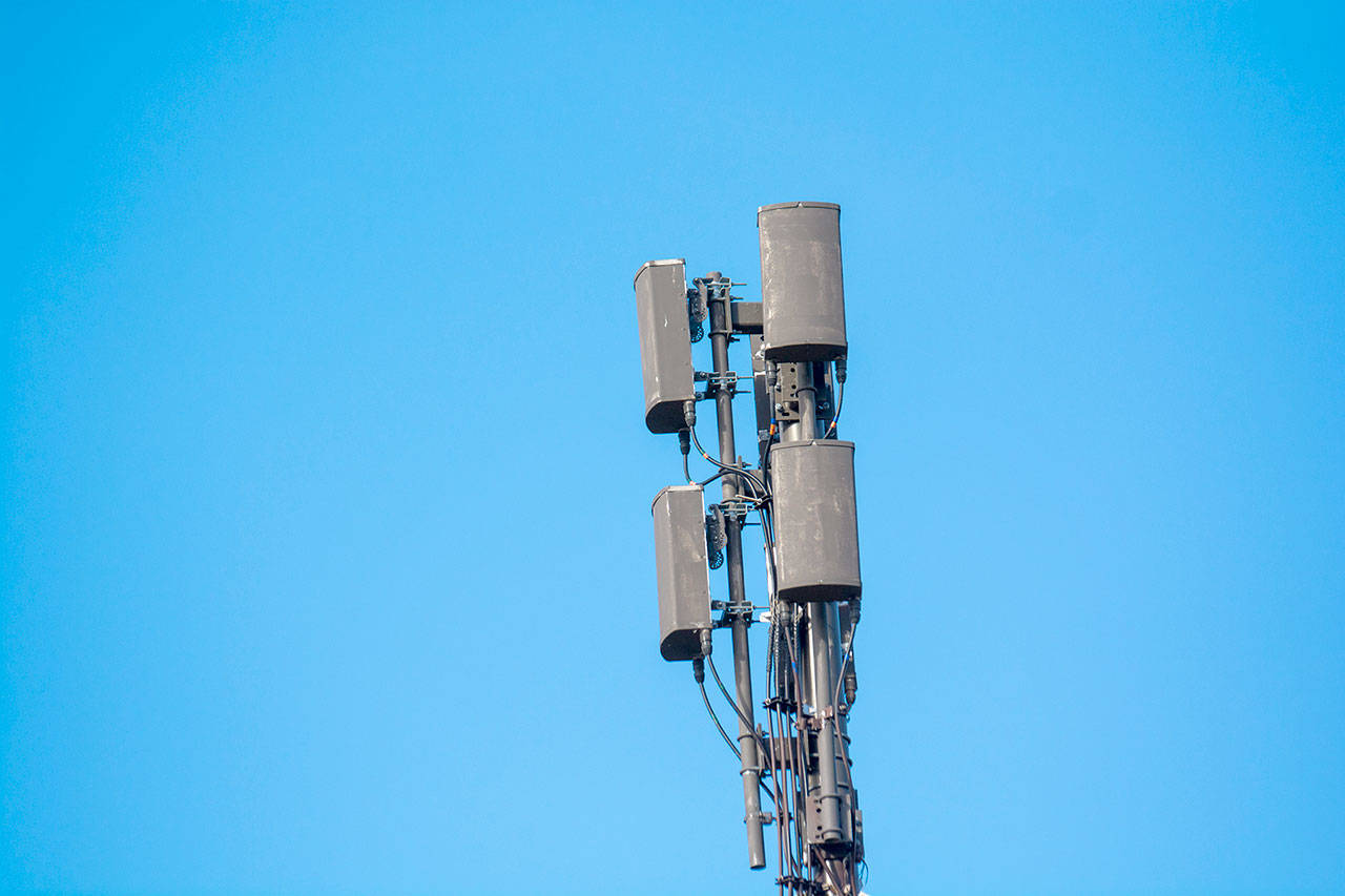Microcell towers in east Port Angeles: The Clallam County Planning Commission is considering revising an ordinance to update regulations on cell towers. (Jesse Major/Peninsula Daily News)
