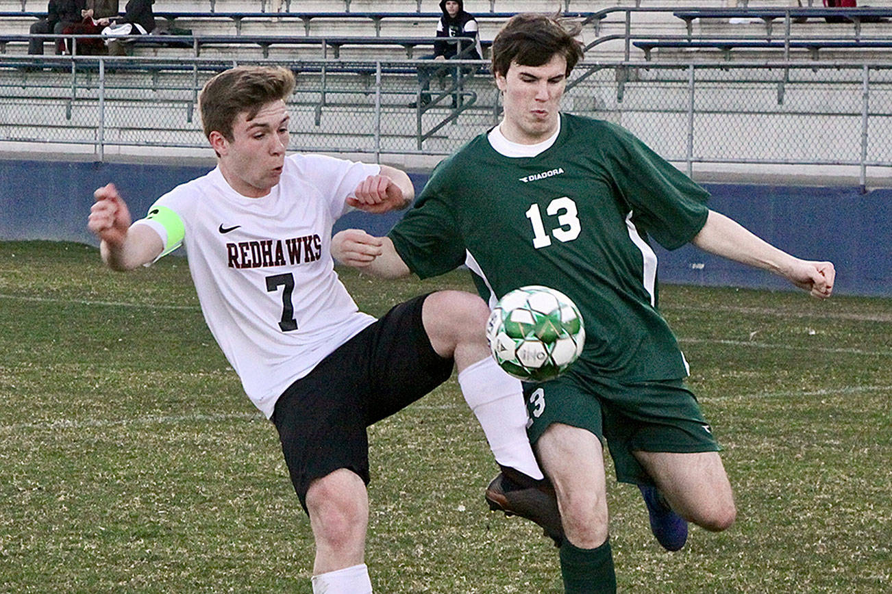 PREP SOCCER: Roughriders pull away from feisty Redhawks; Sequim wins again