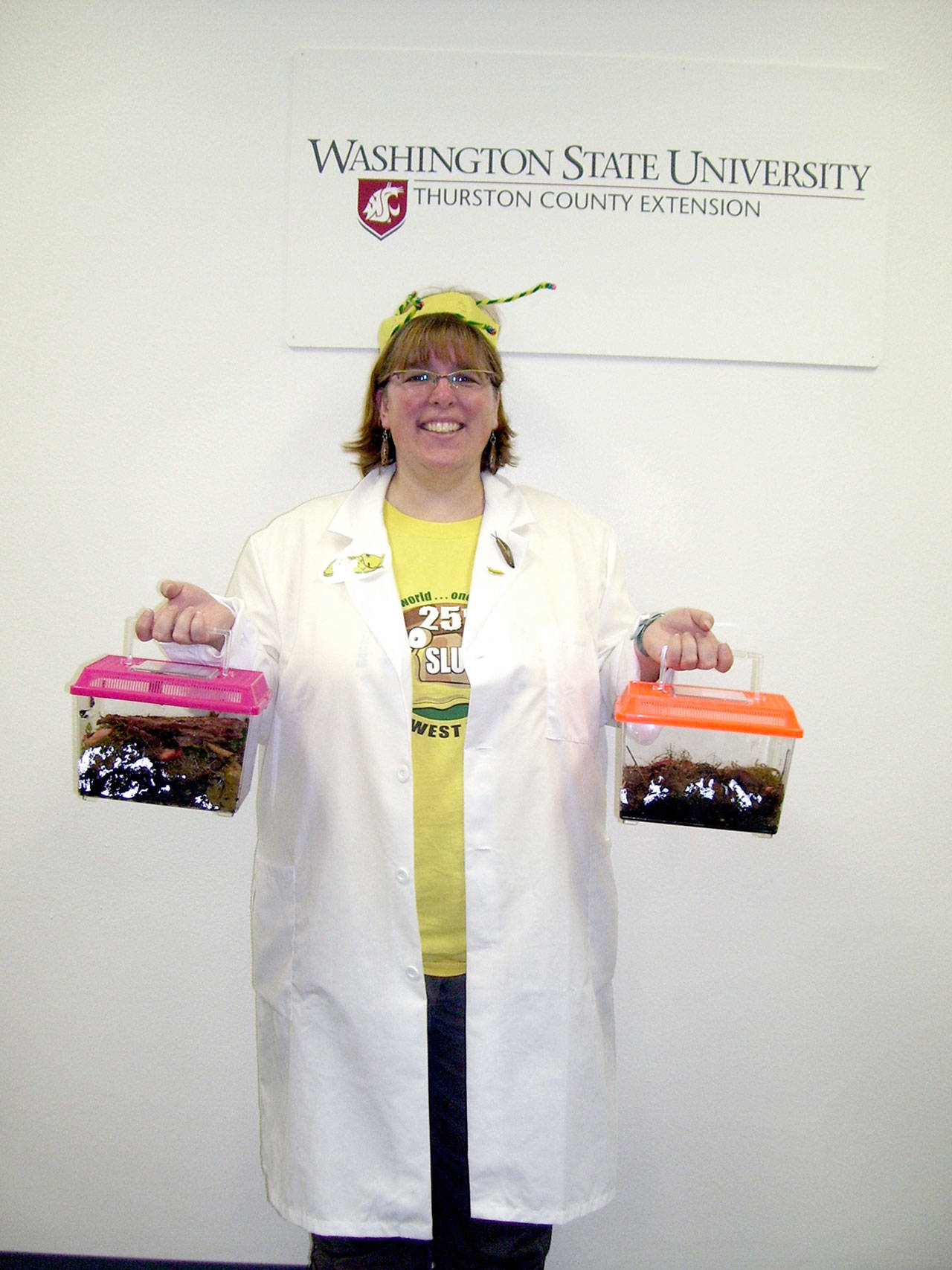 Thurston County Master Gardener program coordinator Cori Carlton will present a lecture about garden slugs Thursday.