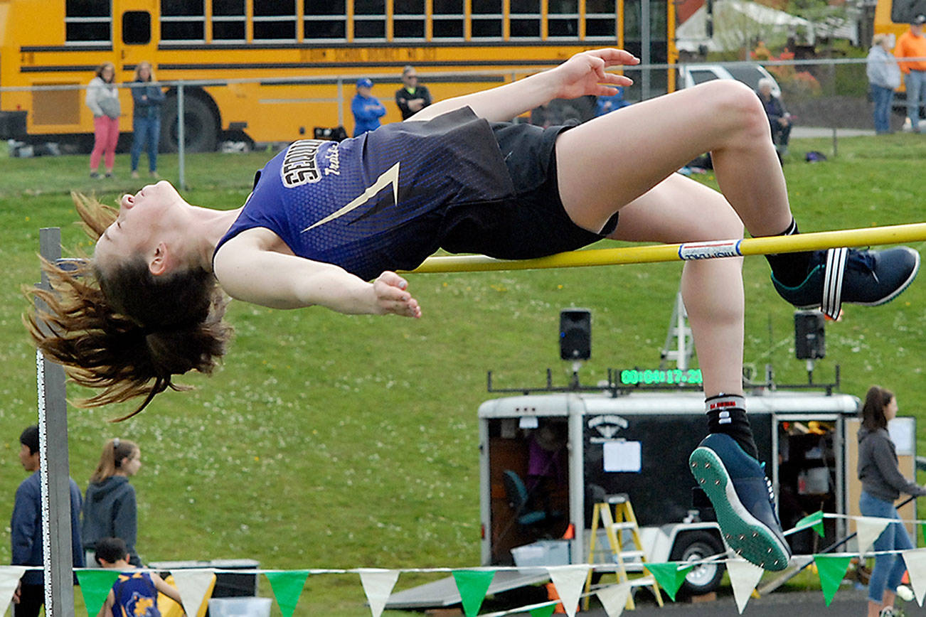 TRACK AND FIELD: Port Angeles girls, Sequim boys run away from field at PA meet