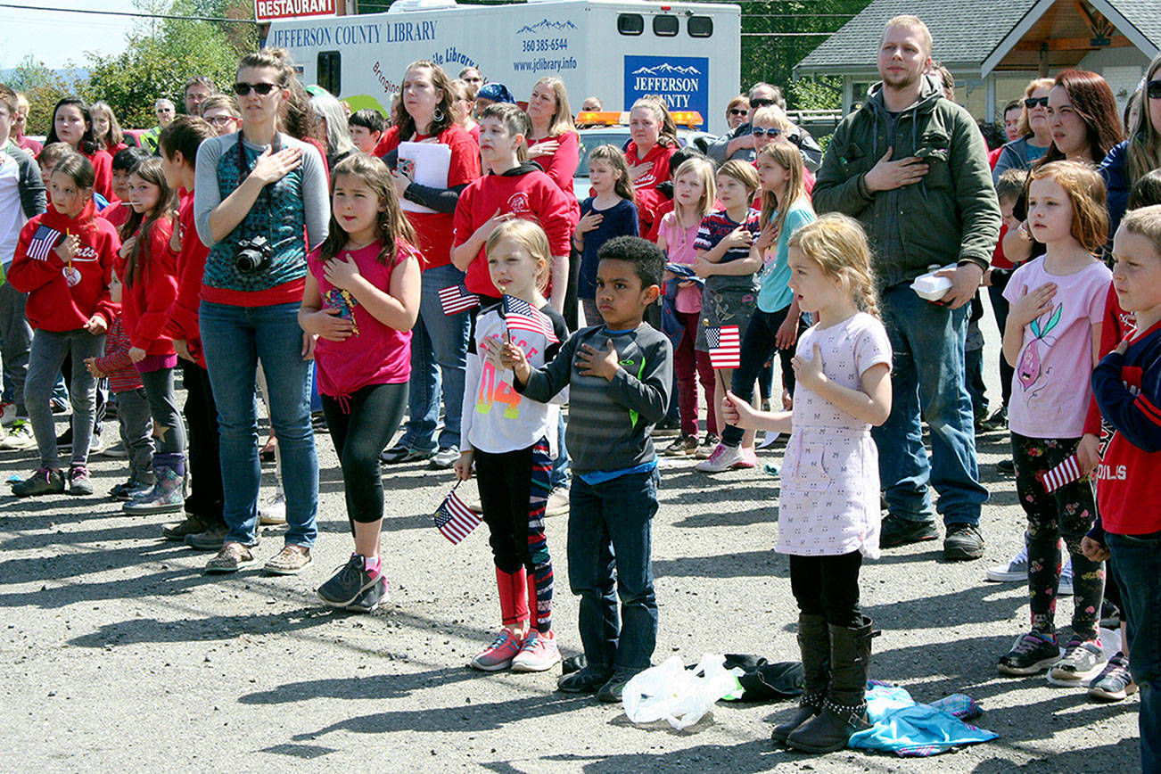 Hands on hearts: Loyalty Day Parade celebrates patriotism in Brinnon