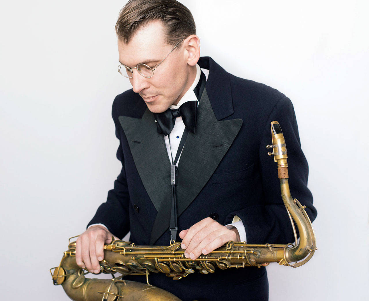 Jonathan Doyle, pictured, Jake Sanders and Noah Hocker will perform swing music in Coyle.