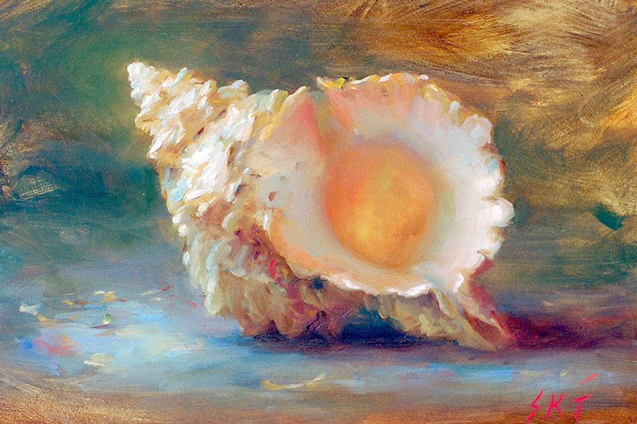 Collages, paintings, jewelry, twists on paper to be seen on PT Gallery Walk