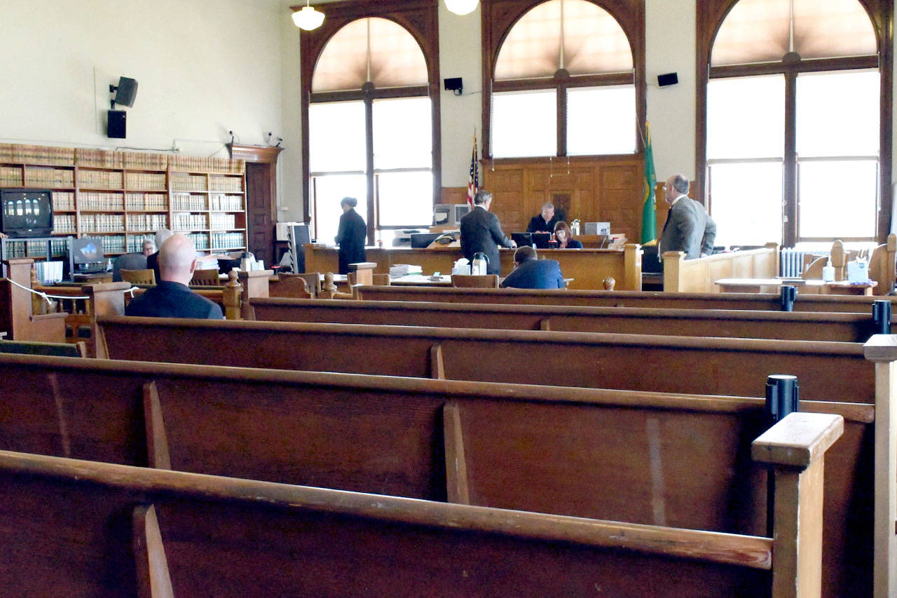 The Washington State Supreme Court will hear three cases in Jefferson County Superior Court on Tuesday as part of its effort to bring the court to communities. The public is encouraged to attend arguments beginning at 9 a.m. and there will be opportunities to ask questions after each of the three cases are heard. (Jeannie McMacken/Peninsula Daily News)