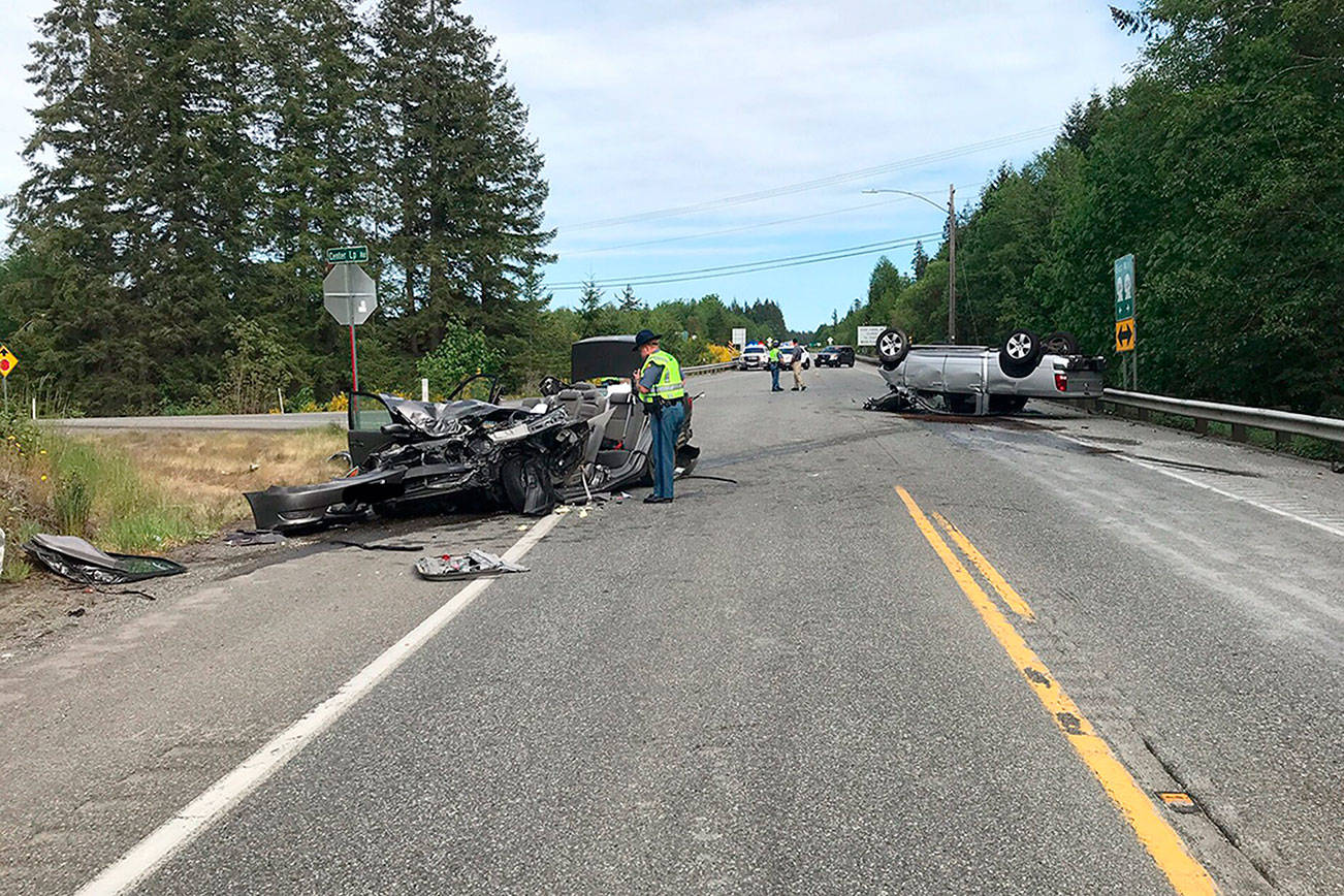 Two airlifted following wreck that blocked Highway 104 near Chimacum
