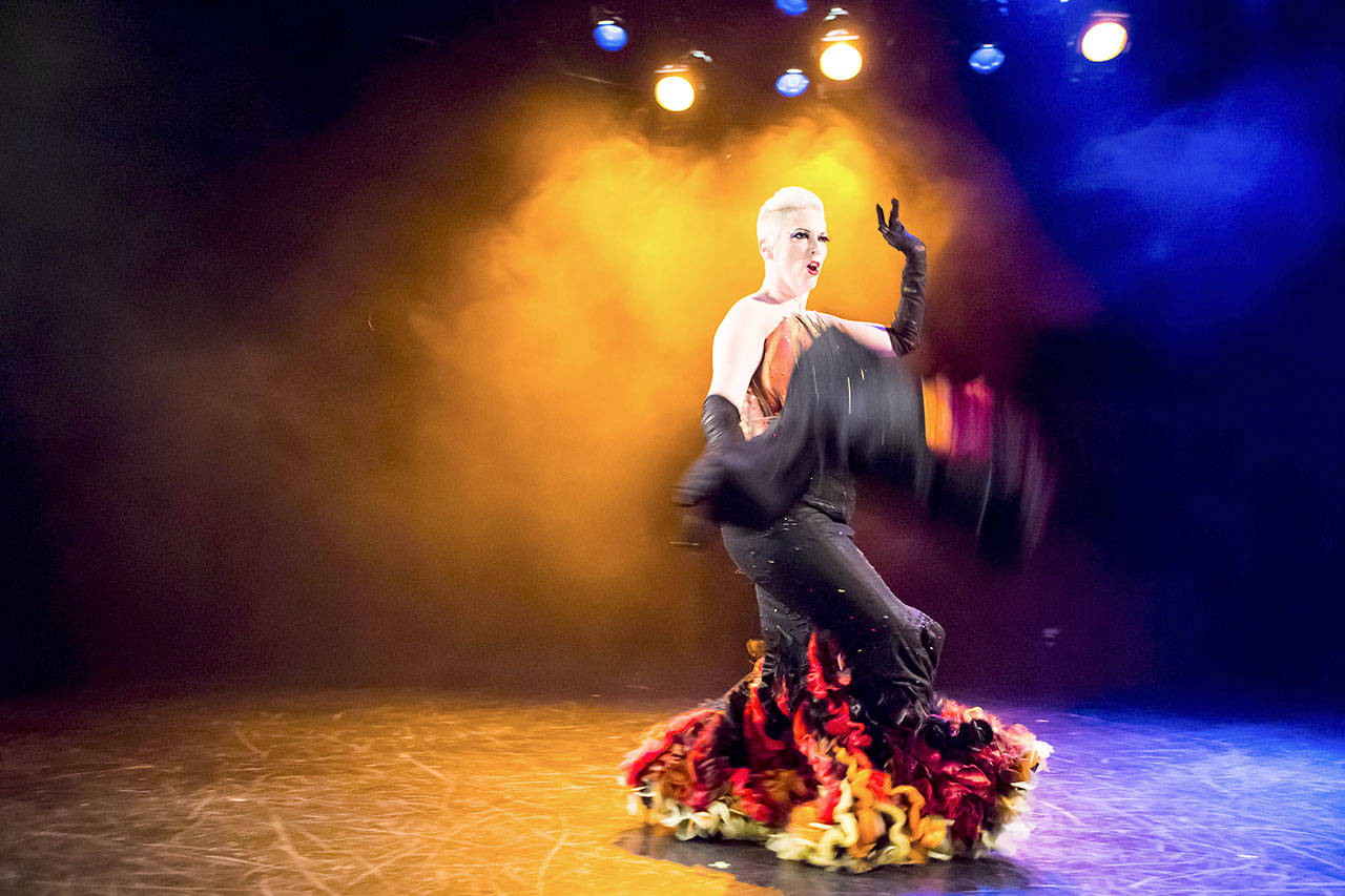 Iva Handfull, shown here, will perform along with Caela Bailey, Ruby Mimosa and Seraphina Fiero.