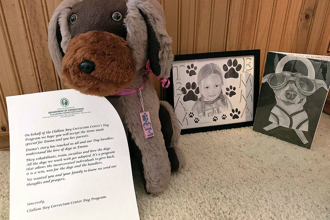 Clallam Bay Corrections Center inmates work to lift spirits of girl fighting brain cancer