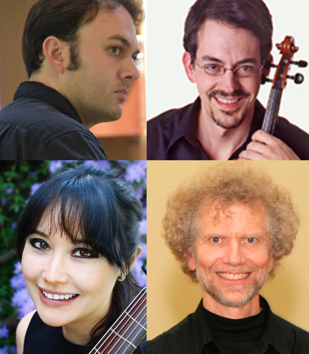 Clockwise, from top left, are Jonathan Oddie, Stephen Creswell, Jeffrey Cohan and Caroline Nicolas.