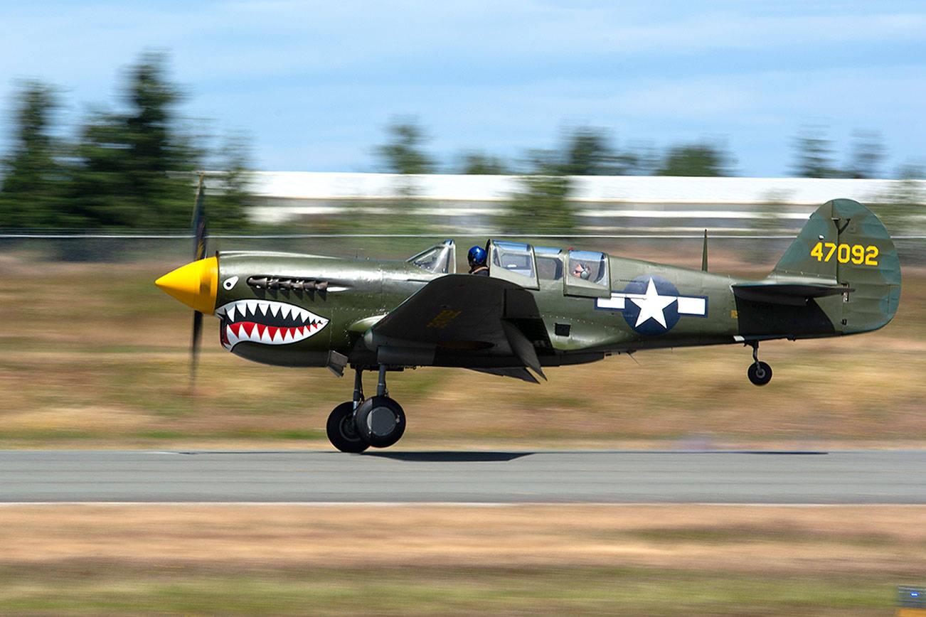 Vintage aircraft visit Fairchild International Airport