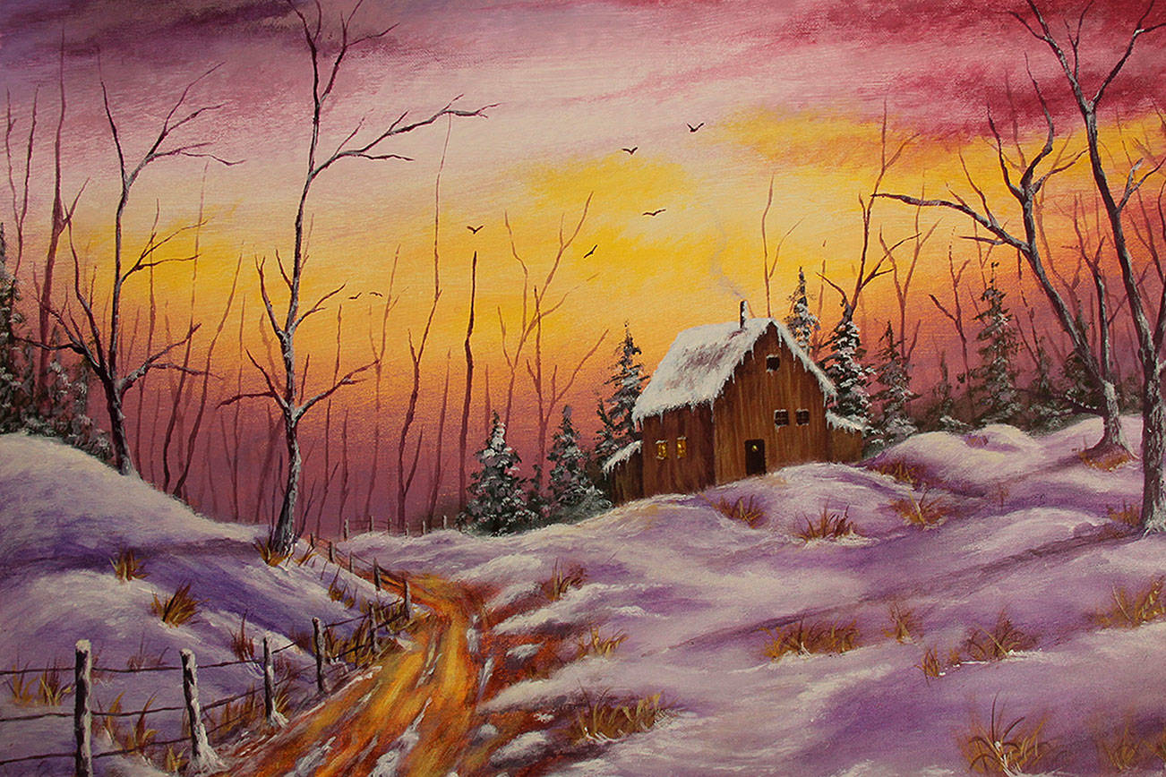 First Friday Art Walk awash in purple