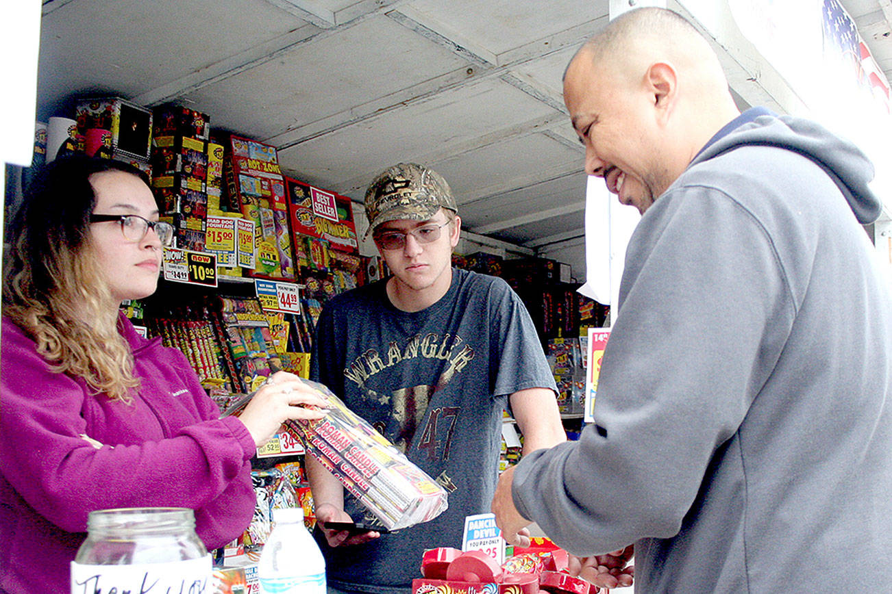 PHOTO: Fireworks fundraiser for Chimacum students