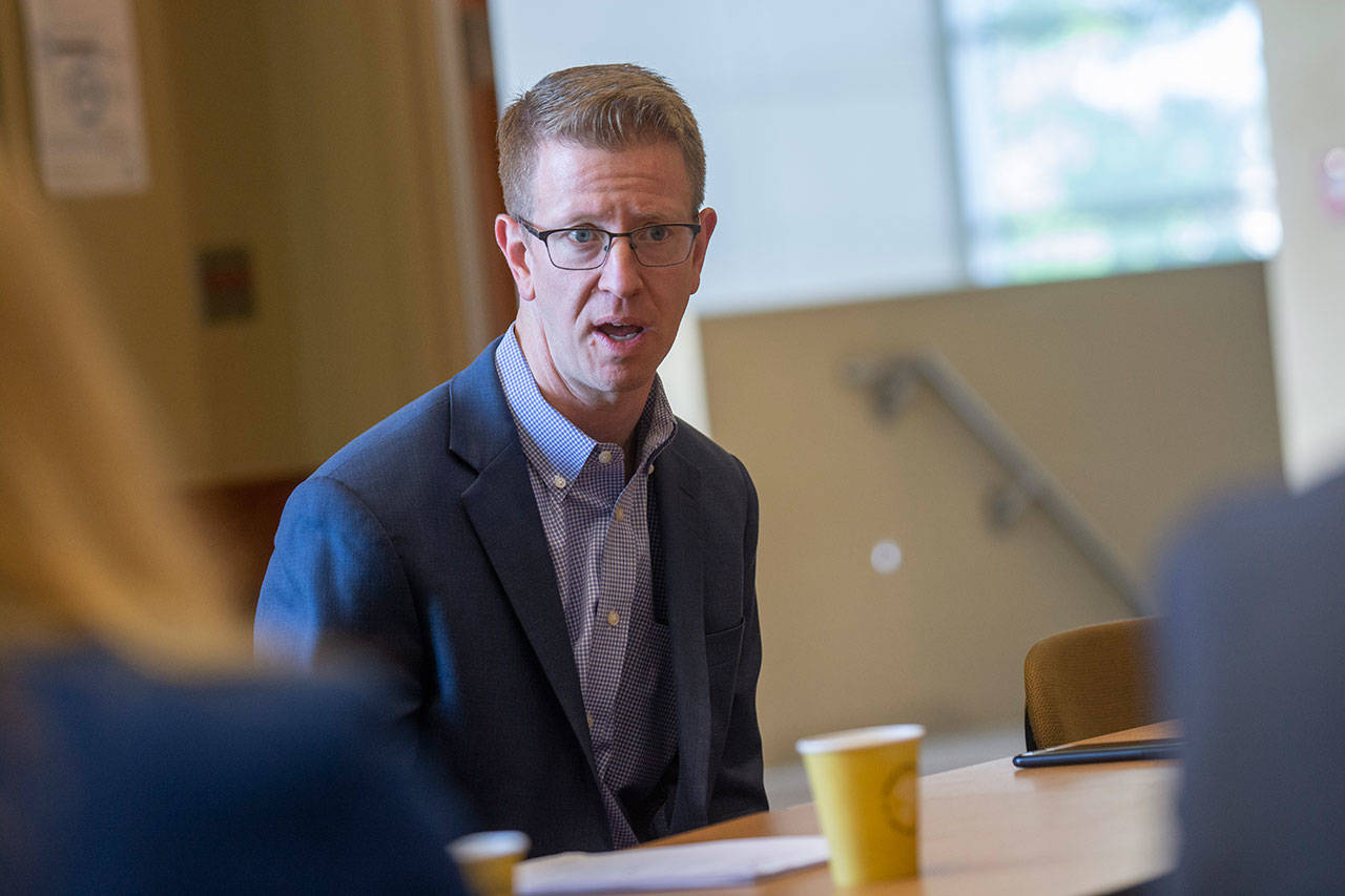 U.S. Rep. Derek Kilmer, D-Gig Harbor (Jesse Major/Peninsula Daily News)