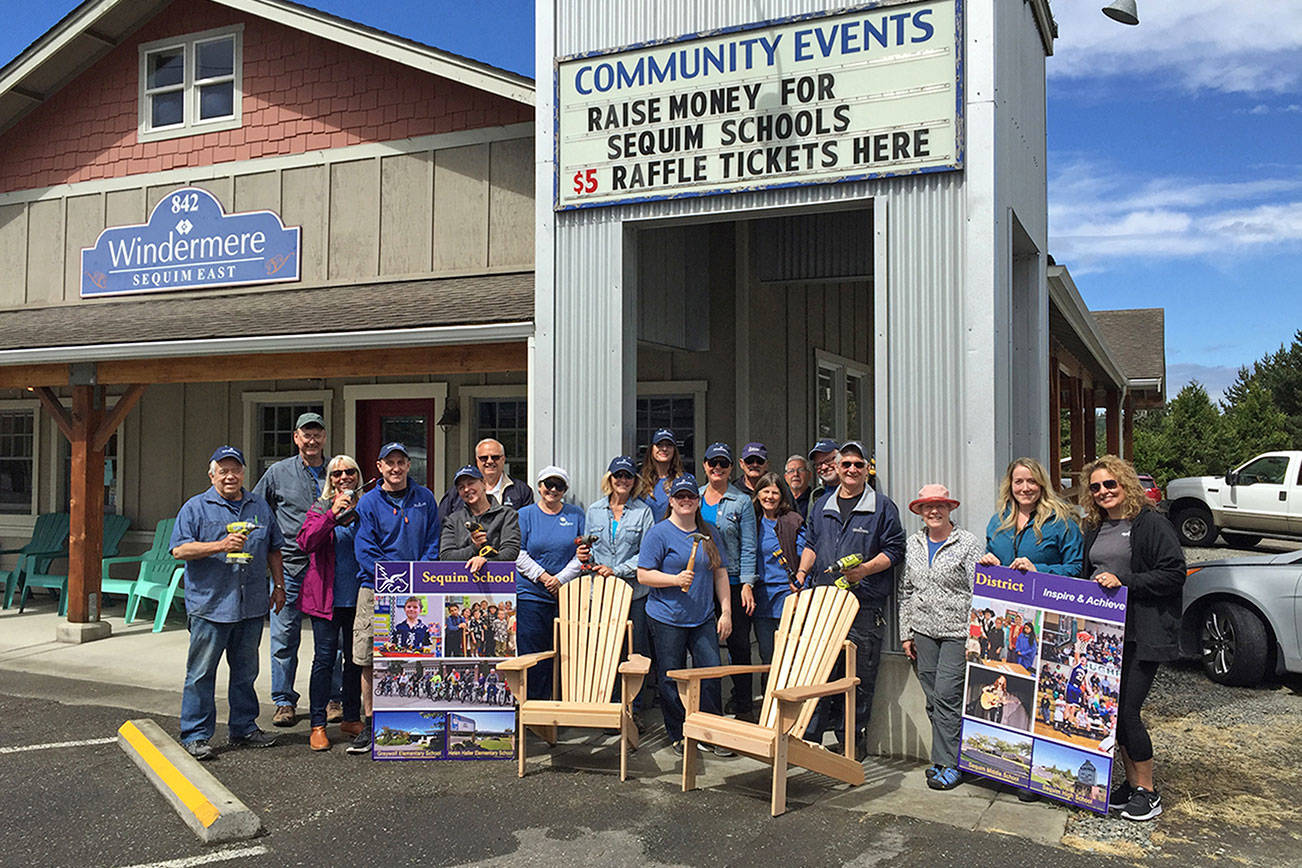 Adirondack chairs raffled off for charity
