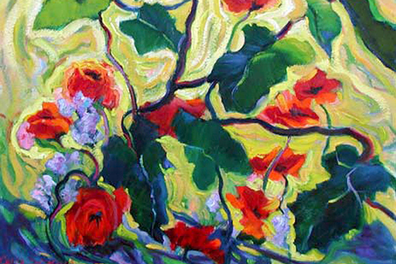 Pigments, textures and glass featured in Second Saturday Art Walk