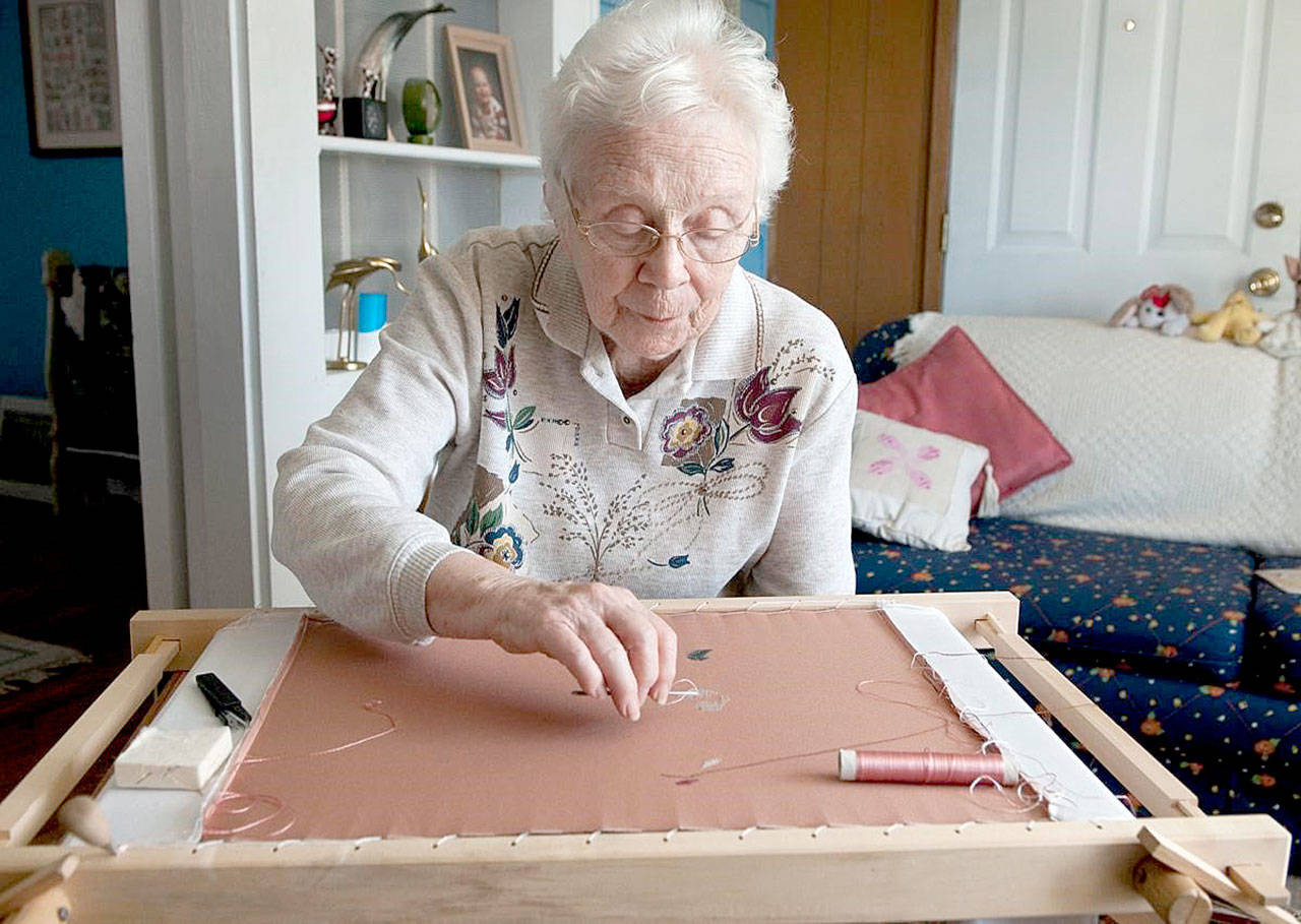 Lee McLeron, a Port Townsend resident, has been a needlework artist for more than 40 years.
