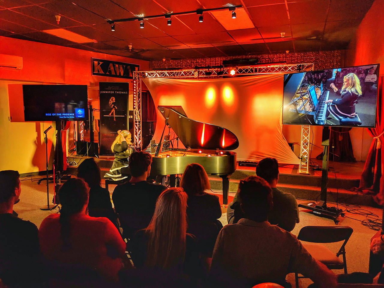 Sequim’s Jennifer Thomas brings her recent “The Fire Within” Tour to the Dungeness Schoolhouse on Aug. 22. It’s her first time performing in Sequim. (Will Thomas)