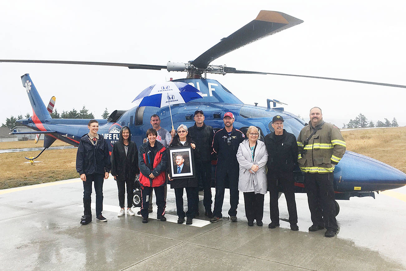 Diamond Point honors helipad completion