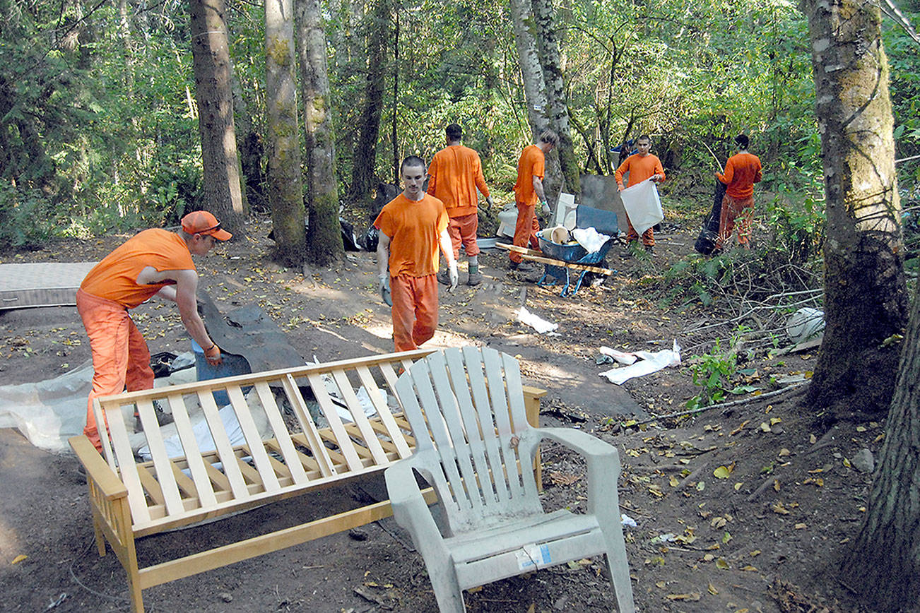 Tents, shelters cleared off site near Morse Creek
