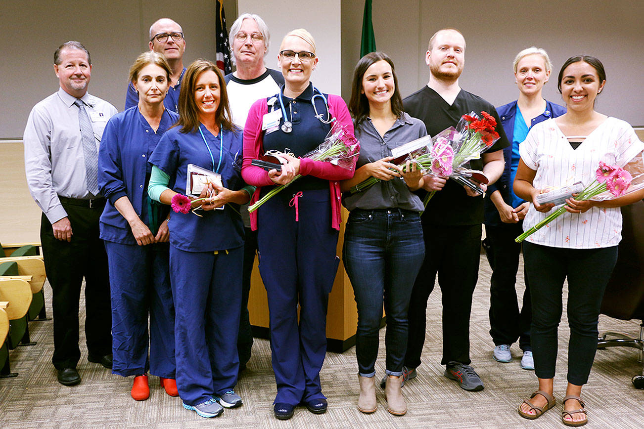 PHOTO: Olympic Medical Center employees feted