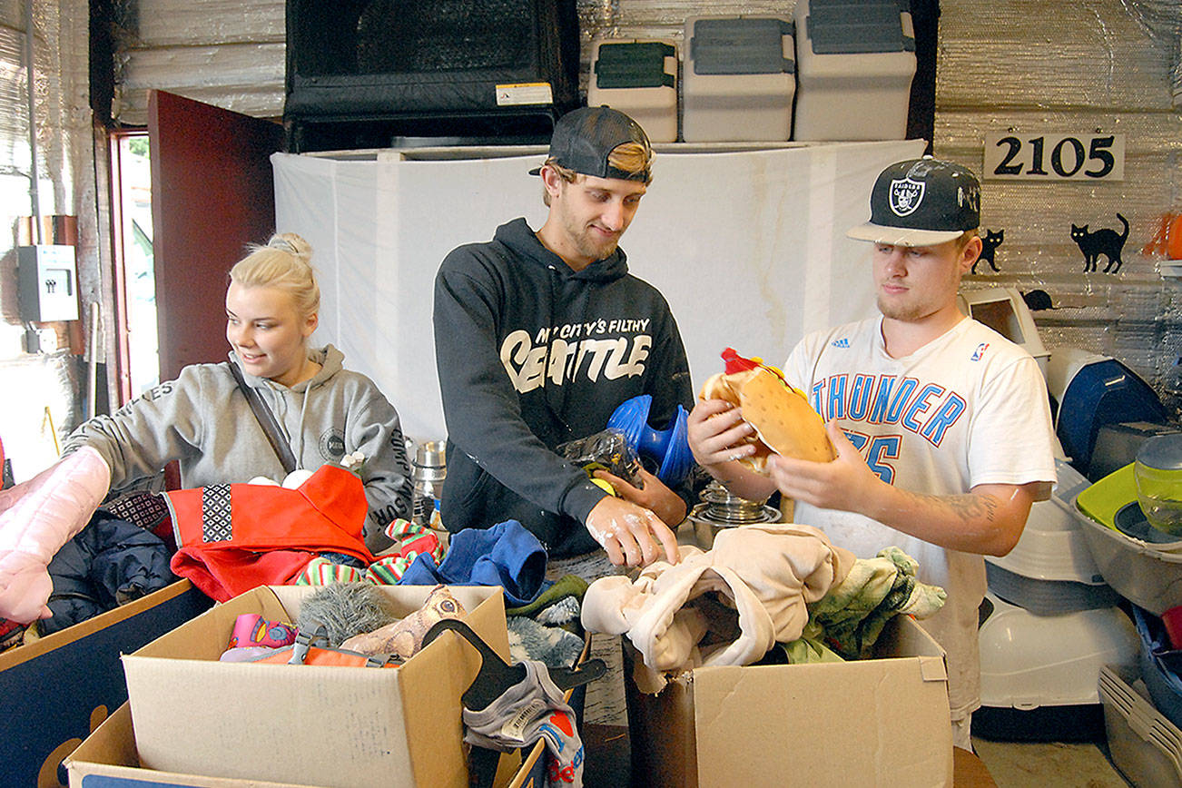 PHOTO: Barn sale raises funds for Olympic Peninsula Humane Society