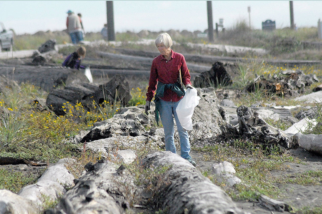 PHOTO: Coastal cleanup at Ediz Hook in Port Angeles