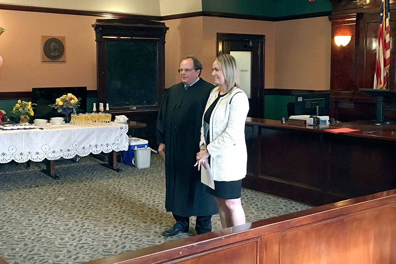 Newest Clallam County deputy prosecutor sworn in