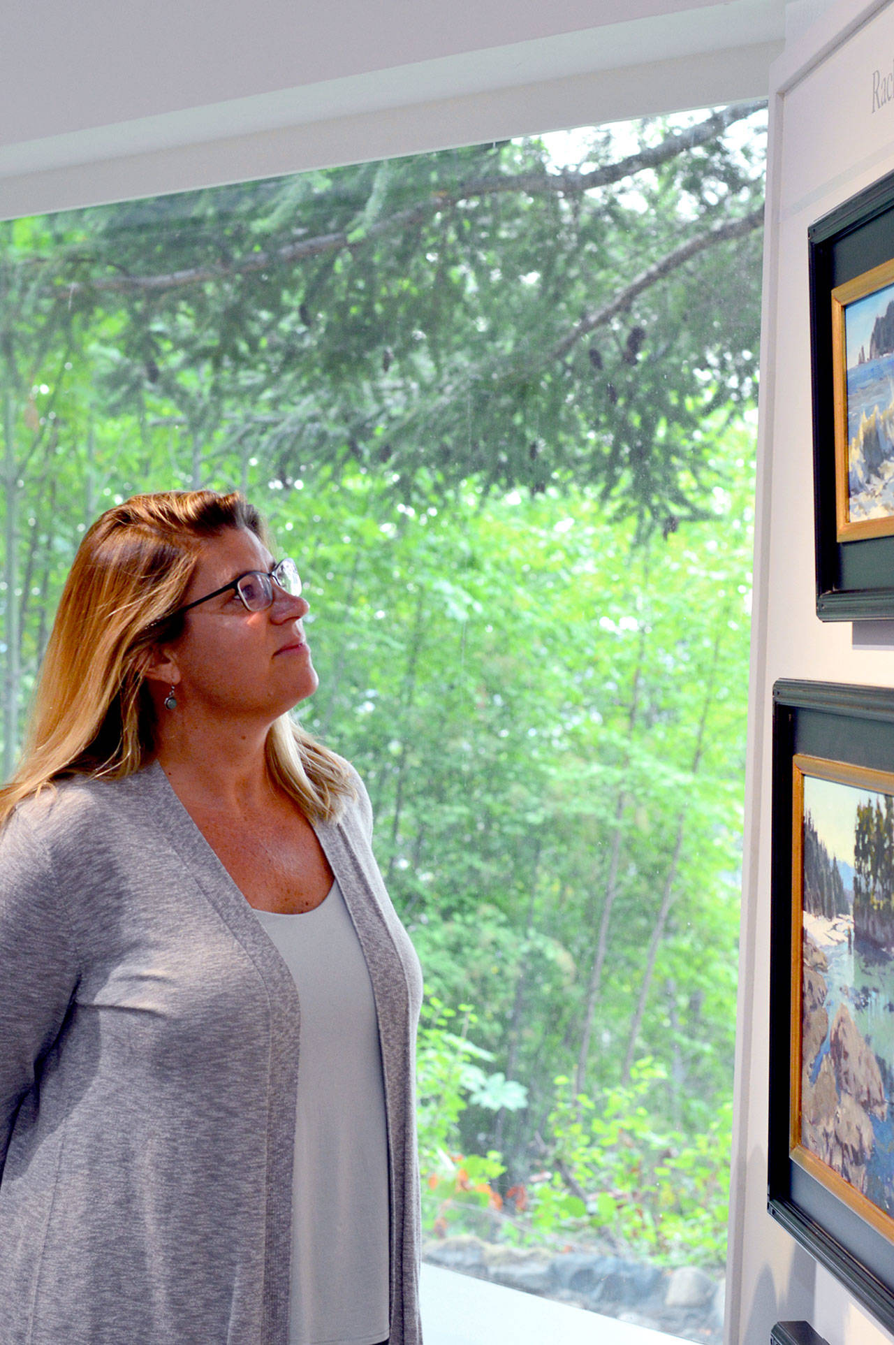 Jessica Elliott, Port Angeles Fine Arts Center executive director, will facilitate “But Is It Art?,” a discussion and meal at the center this Friday. (Diane Urbani de la Paz/for Peninsula Daily News)