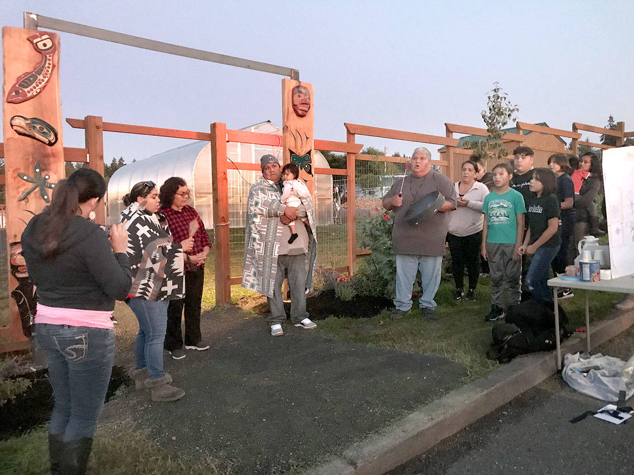 Garden project dedicated at Port Angeles High School