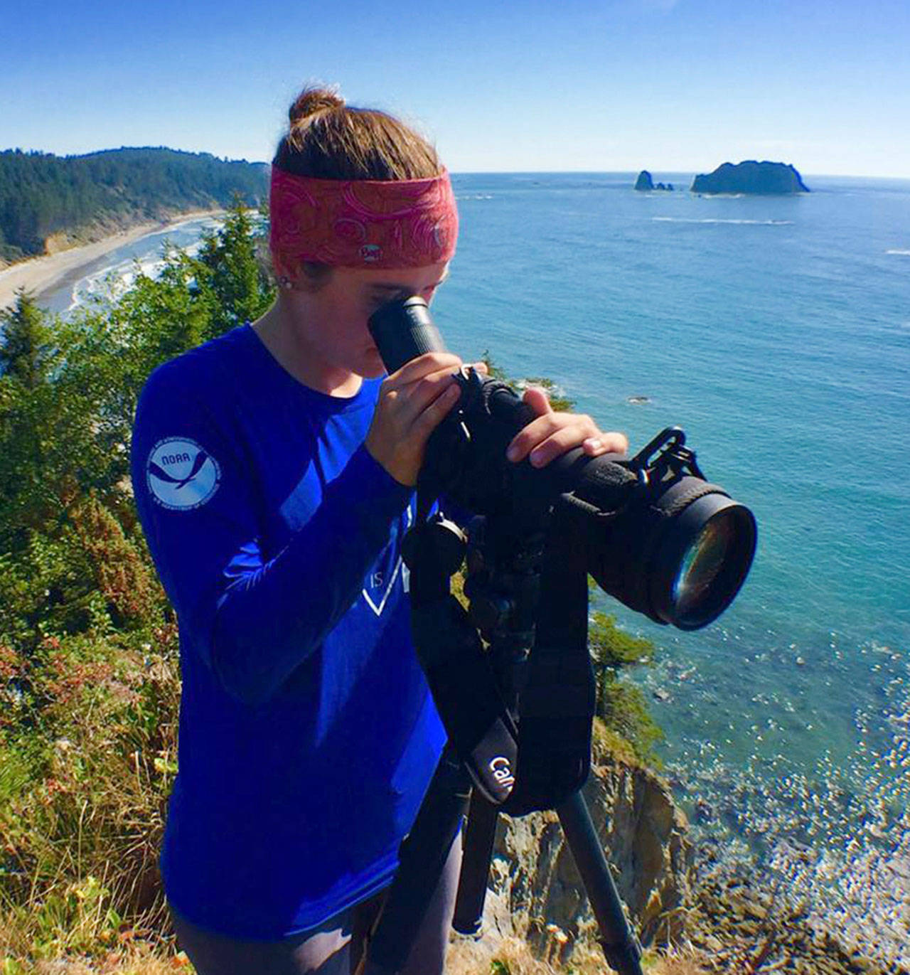 Jessie Hale, a PhD student at the University of Washington, offers talks about sea otters at North Olympic Library System branches this month.