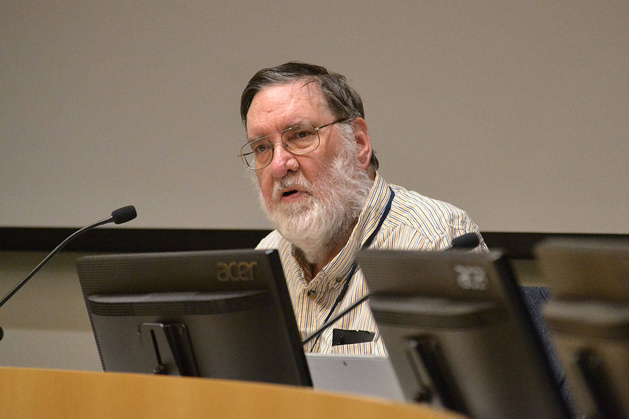 Sequim City Council member Ted Miller said he believes “the Jamestown S’Klallam Tribe will do a really good job with their MAT facility, but that doesn’t mean people’s concerns will be alleviated without additional safeguards.” He favored an online poll about the clinic to see residents’ major concerns so the council could potentially address them. (Matthew Nash/Olympic Peninsula News Group)