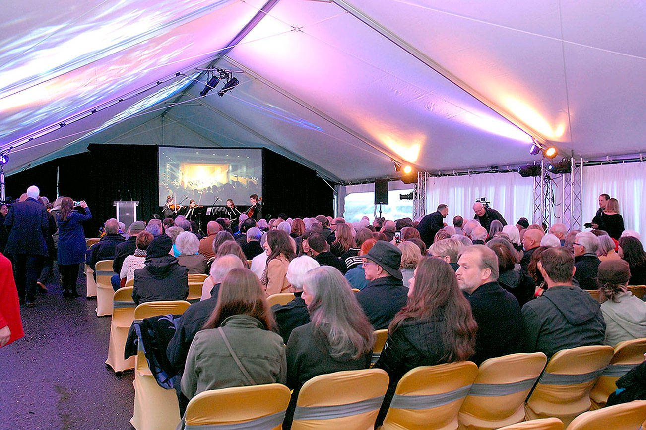 Grand kick-off for Field Hall construction at Port Angeles waterfront