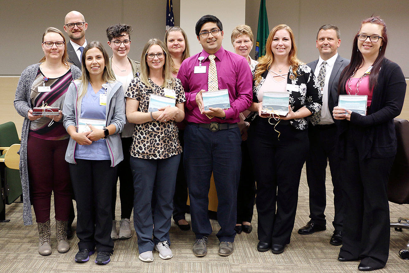 Olympic Medical Center employees feted