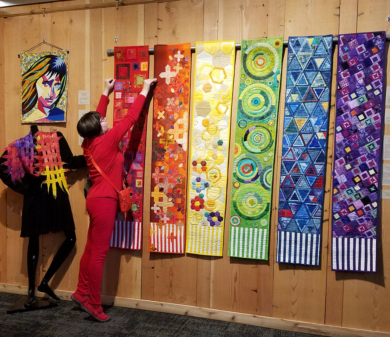 The fiber arts exhibition “Irresistible Aesthetics – Beauty, Absorption, & Ideology” comes to the Sequim Museum & Arts for the First Friday Art Walk on Nov. 1. Photo by Marla Varner