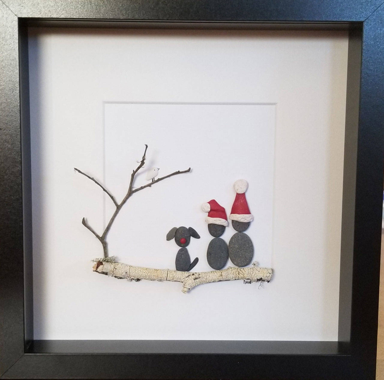 Art by Diane Fatzinger, a featured artist at an open art studio on Saturday.