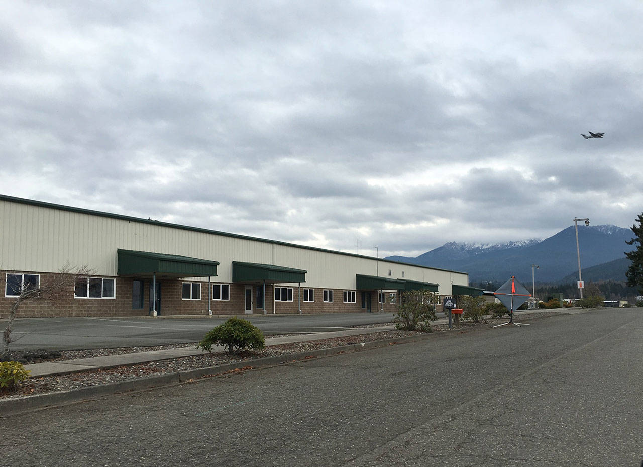 The Port of Port Angeles building at 2007 S. O St. in Port Angeles is shown Monday. The Port Angeles City Council will consider leasing the building for parks maintenance staff when it meets today. (Rob Ollikainen/Peninsula Daily News)