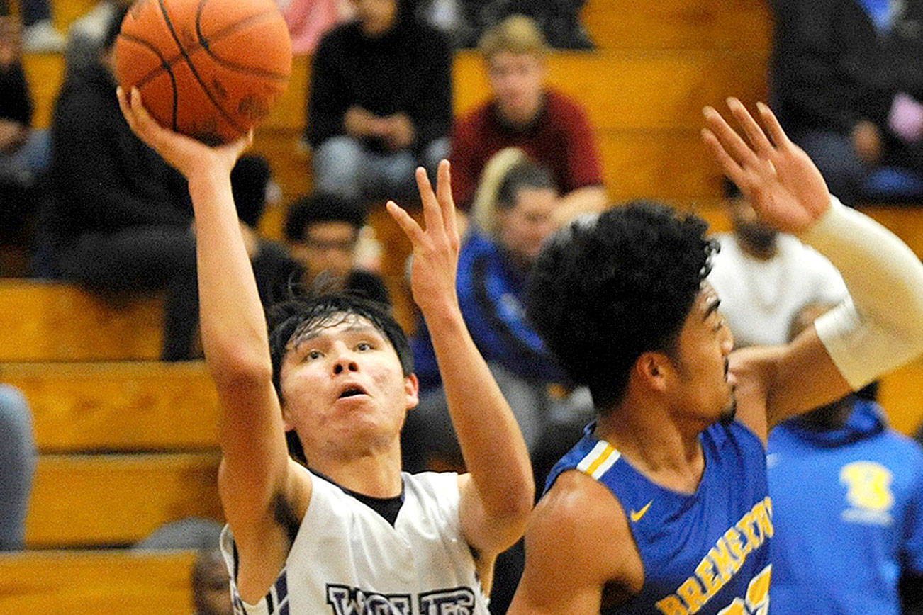 PREP SPORTS ROUNDUP: Sequim boys stumble at home; Unbeaten Wolves’ girls hoops squad keeps rolling