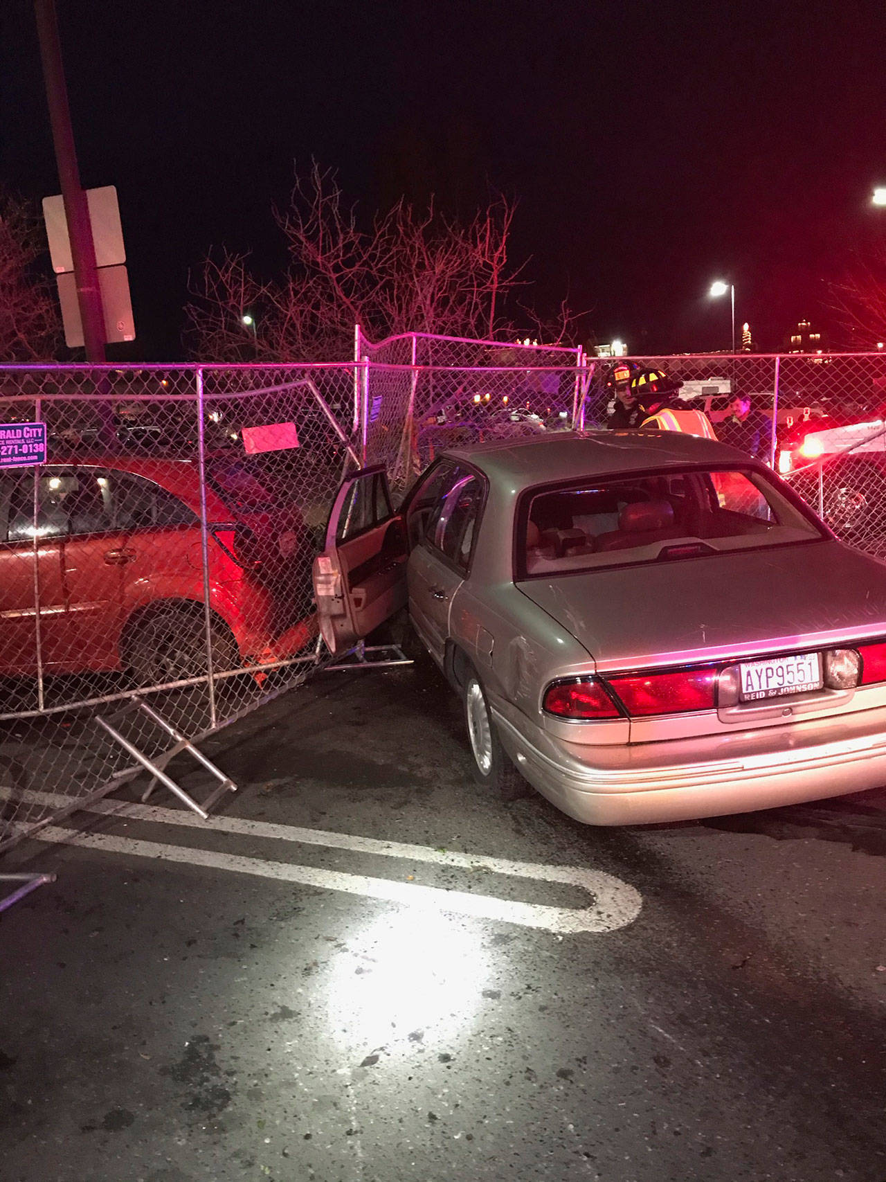 A Port Angeles man is accused of driving while under the influence after he crashed into several cars on Christmas Eve. (Port Angeles Police Department)