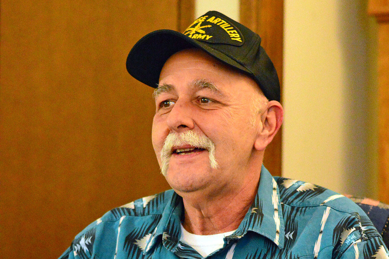 Accepting a hand, extending gratitude