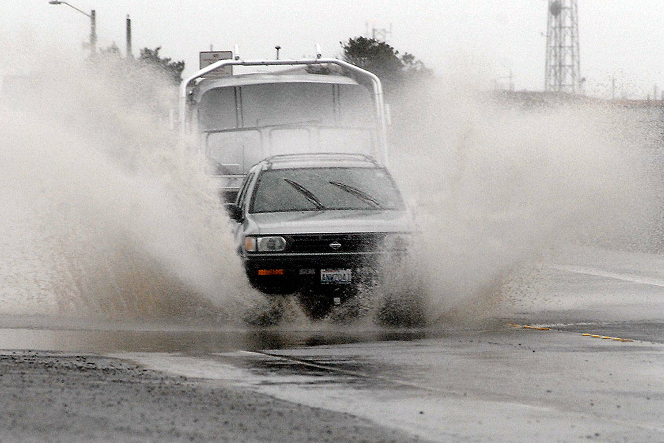 Making a splash in Port Angeles’ wet weather