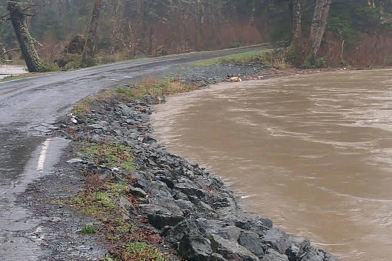 Mora Road closed at ranger station due to flooding