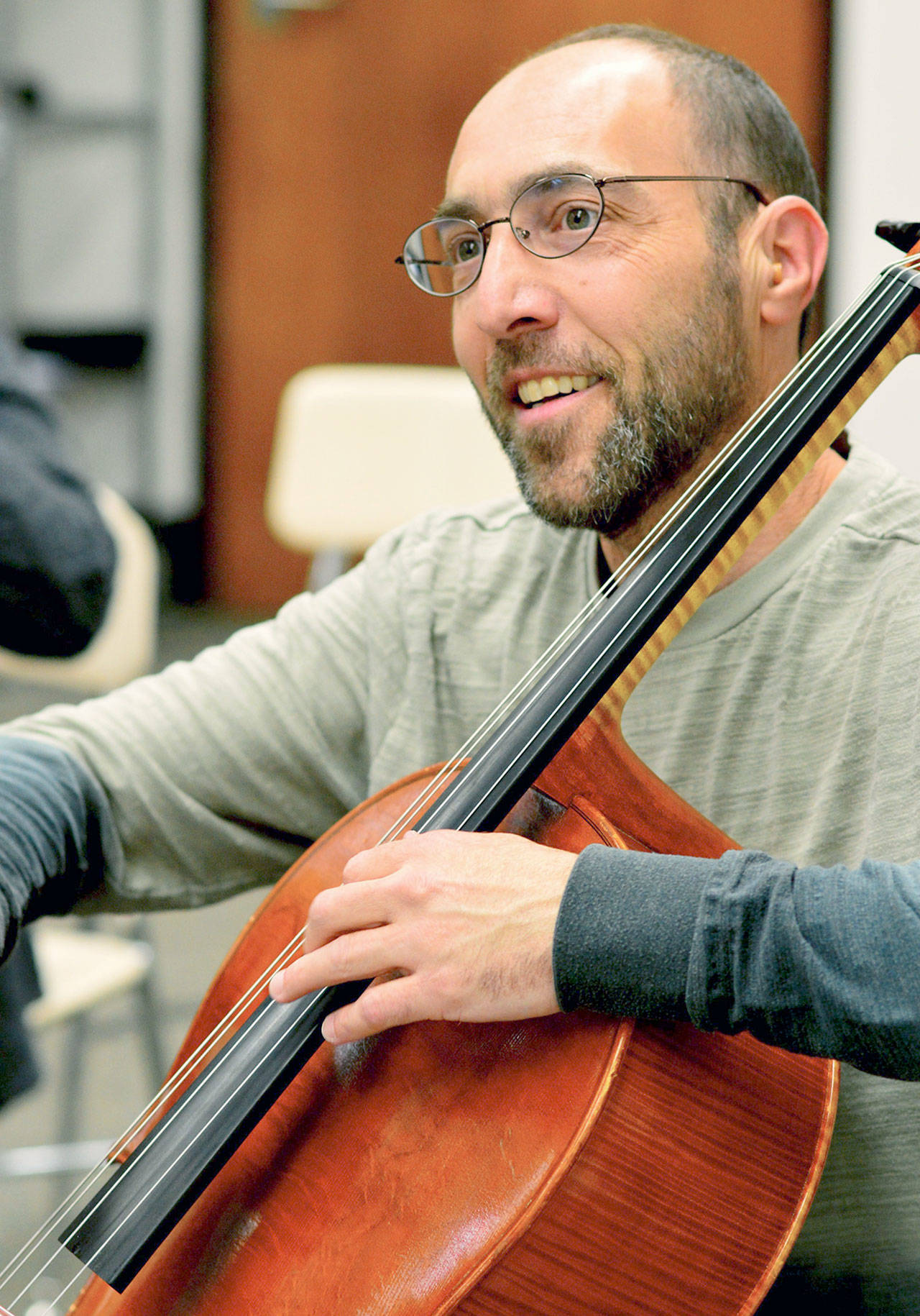 Seattle cellist Michael Center joins the Port Angeles Symphony Chamber Orchestra for two concerts this week. (Diane Urbani de la Paz/for Peninsula Daily News)