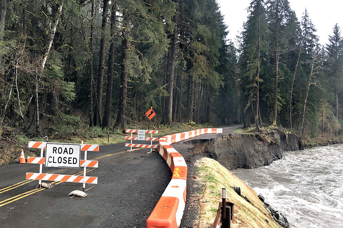 Washouts, slides, flooding reported