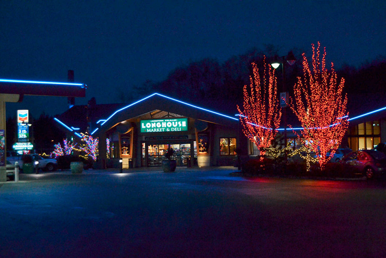 Jamestown S’Klallam tribal leaders say the Longhouse Market & Deli will be the last structure in Blyn to connect to Sequim’s sewer system this February. The tribe has a contract with the city to treat its wastewater, taking 5 to 6 percent of the capacity at the city’s Water Reclamation Facility. (Matthew Nash /Olympic Peninsula News Group)
