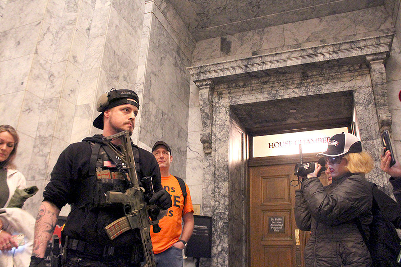 Armed 2nd Amendment supporters rally at Capitol