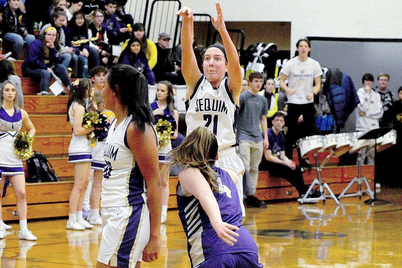 GIRLS BASKETBALL: Sequim shoots past North Kitsap as Wiker drains eight 3s