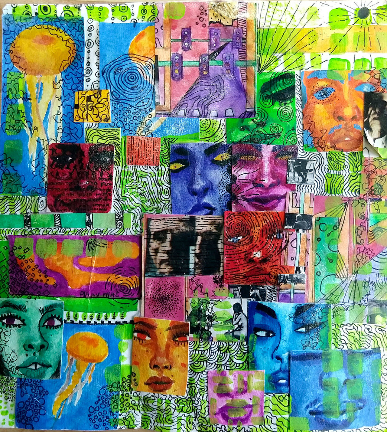 Celeste Tucker’s work is among those that will be displayed during the Know Thyself Teen Art Show.