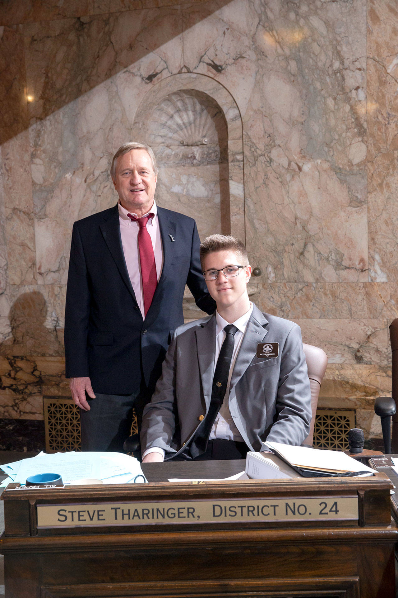 Sequim High School student serves as Legislative page